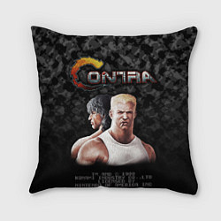 Подушка квадратная Contra player, цвет: 3D-принт