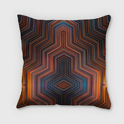 Подушка квадратная Симметрия в геометрии цвета