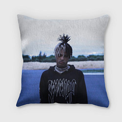 Подушка квадратная XXXTentacion in a revenge hoodie, цвет: 3D-принт