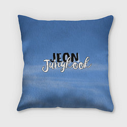Подушка квадратная JEON JUNGKOOK BTS, цвет: 3D-принт