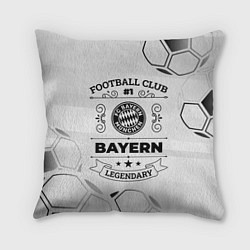 Подушка квадратная Bayern Football Club Number 1 Legendary, цвет: 3D-принт