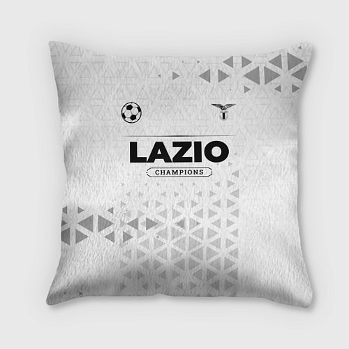 Подушка квадратная Lazio Champions Униформа / 3D-принт – фото 1