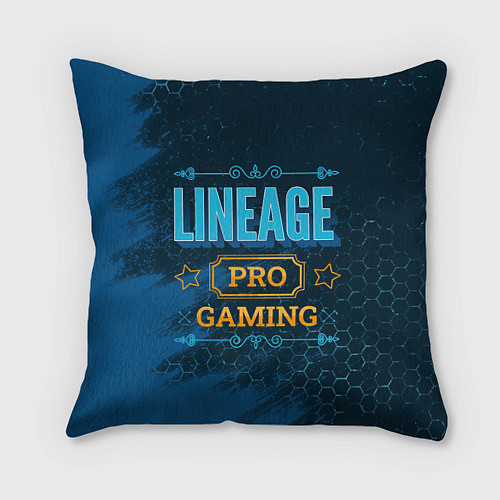 Подушка квадратная Игра Lineage: PRO Gaming / 3D-принт – фото 1