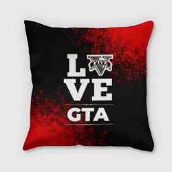 Подушка квадратная GTA Love Классика, цвет: 3D-принт