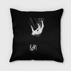 Подушка квадратная KoЯn Korn, цвет: 3D-принт