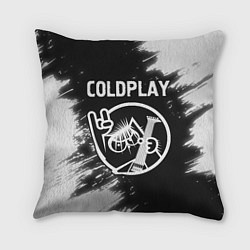 Подушка квадратная Coldplay КОТ Краска