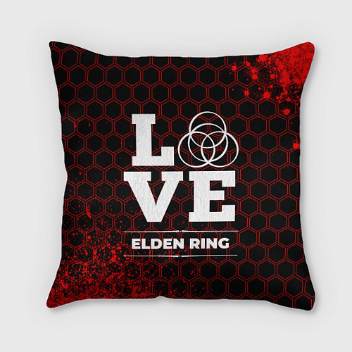 Подушка квадратная Elden Ring Love Классика / 3D-принт – фото 1
