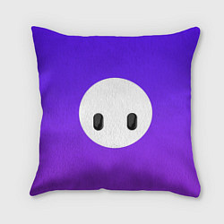 Подушка квадратная Fall Guy violet, цвет: 3D-принт