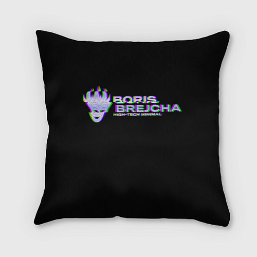 Подушка квадратная Borij Brejcha Glitch / 3D-принт – фото 1