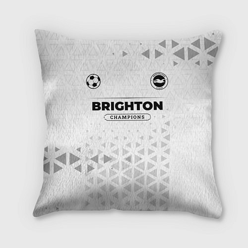 Подушка квадратная Brighton Champions Униформа / 3D-принт – фото 1