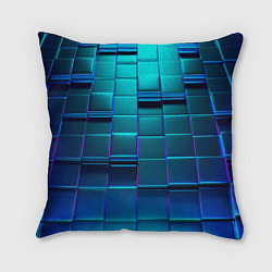 Подушка квадратная BLUE SQUARES