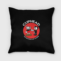 Подушка квадратная Cuphead & Bendy, цвет: 3D-принт