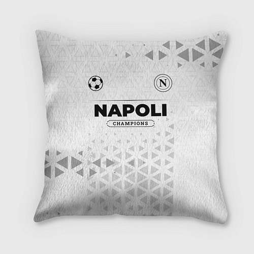 Подушка квадратная Napoli Champions Униформа / 3D-принт – фото 1