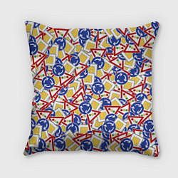 Подушка квадратная Многозначительный принт, цвет: 3D-принт