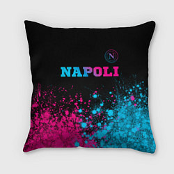 Подушка квадратная Napoli Neon Gradient, цвет: 3D-принт
