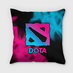 Подушка квадратная Dota Neon Gradient