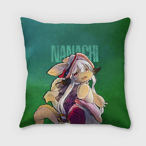 Подушка квадратная Made in Abyss аниме Наначи / 3D-принт – фото 1