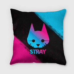 Подушка квадратная Stray - Neon Gradient