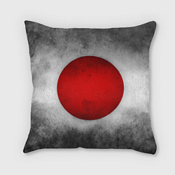 Подушка квадратная Japan flag on chrome