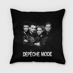 Подушка квадратная Depeche Mode - black & white portrait