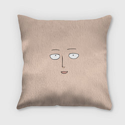 Подушка квадратная One-Punch man Saitama face