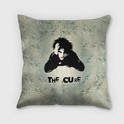 Подушка квадратная Роберт Смит - The Cure, цвет: 3D-принт