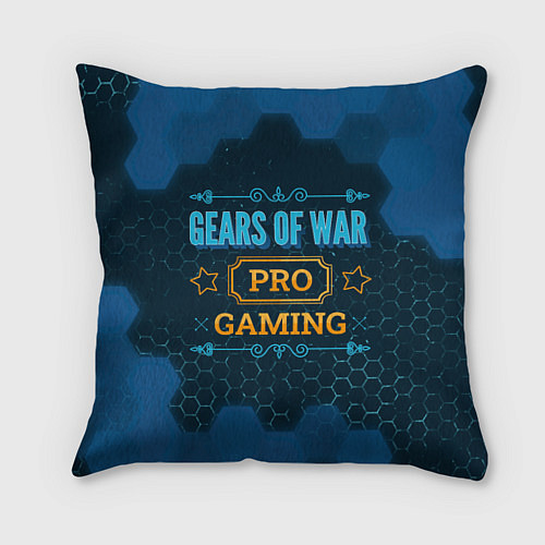 Подушка квадратная Игра Gears of War: pro gaming / 3D-принт – фото 1