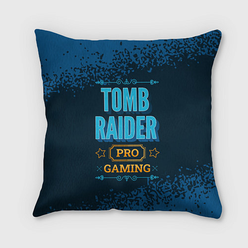 Подушка квадратная Игра Tomb Raider: pro gaming / 3D-принт – фото 1
