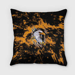Подушка квадратная Орел в огне, цвет: 3D-принт