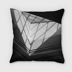 Подушка квадратная Абстрактные тени и геометрические фигуры, цвет: 3D-принт