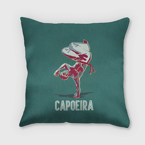 Подушка квадратная Capoeira fighter / 3D-принт – фото 1
