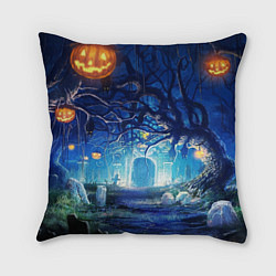 Подушка квадратная Ночь Halloween, цвет: 3D-принт
