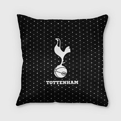 Подушка квадратная Tottenham sport на темном фоне