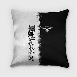 Подушка квадратная Токийские мстители : Банда Вальгала, цвет: 3D-принт