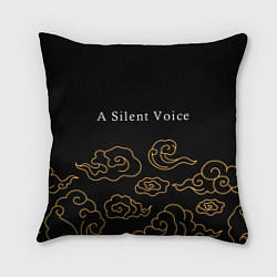Подушка квадратная A Silent Voice anime clouds, цвет: 3D-принт