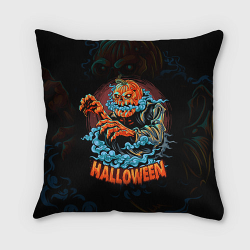 Подушка квадратная Жуткий Хэллоуин Halloween / 3D-принт – фото 1