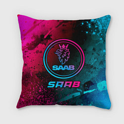Подушка квадратная Saab - neon gradient