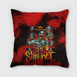 Подушка квадратная Slipknot red satan