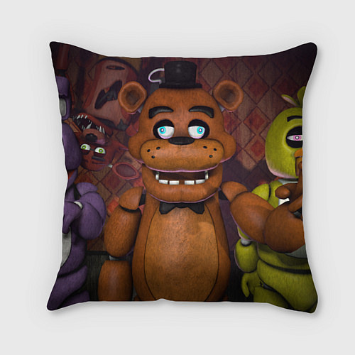 Подушка квадратная Five Nights аt Frеddys / 3D-принт – фото 1