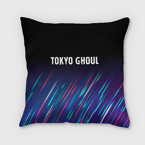 Подушка квадратная Tokyo Ghoul stream / 3D-принт – фото 1