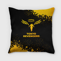 Подушка квадратная Tokyo Revengers - gold gradient