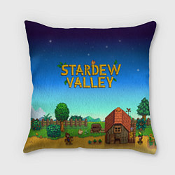 Подушка квадратная Мой дом в Stardew Valley