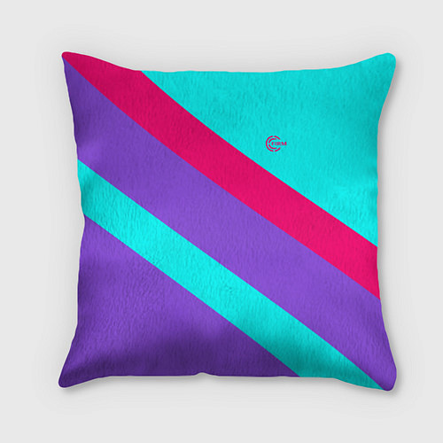 Подушка квадратная Аля восьмидесятые FIRM / 3D-принт – фото 1