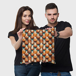 Подушка квадратная Боевое одеяние шамана, цвет: 3D-принт — фото 2