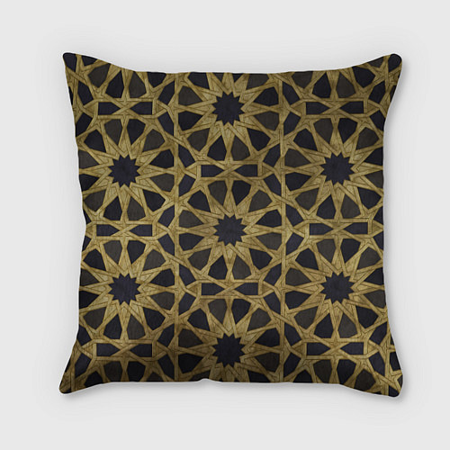 Подушка квадратная Арабские узоры, Arabian Pattern / 3D-принт – фото 1