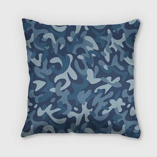Подушка квадратная Камуфляжный узор / 3D-принт – фото 1