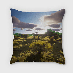 Подушка квадратная Minecraft природа