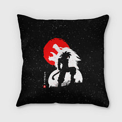 Подушка квадратная Dragon Ball красная луна и Гоку, цвет: 3D-принт