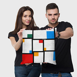 Подушка квадратная Как свитер из 80х FIRM, цвет: 3D-принт — фото 2