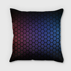 Подушка квадратная Abstract hexagon fon, цвет: 3D-принт